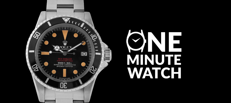 Sea Dweller_Blog-Header-2 1978 Rolex Sea-Dweller “Double Red”(Ref. 1665)
