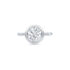 Bezel-Set Round Diamond Ring