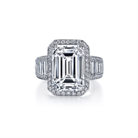Emerald-Cut Diamond Ring