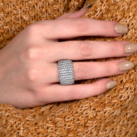 Diamond Stack Eternity Band