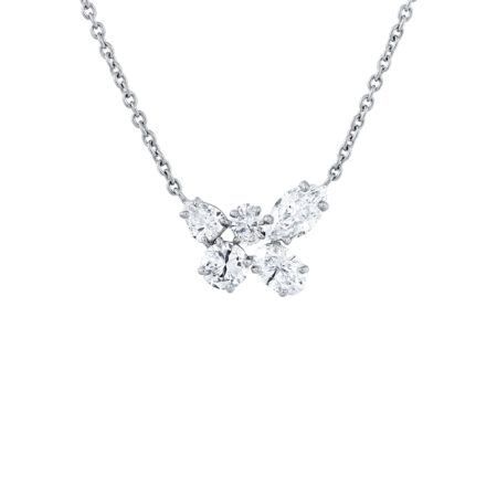 Diamond Cluster Necklace