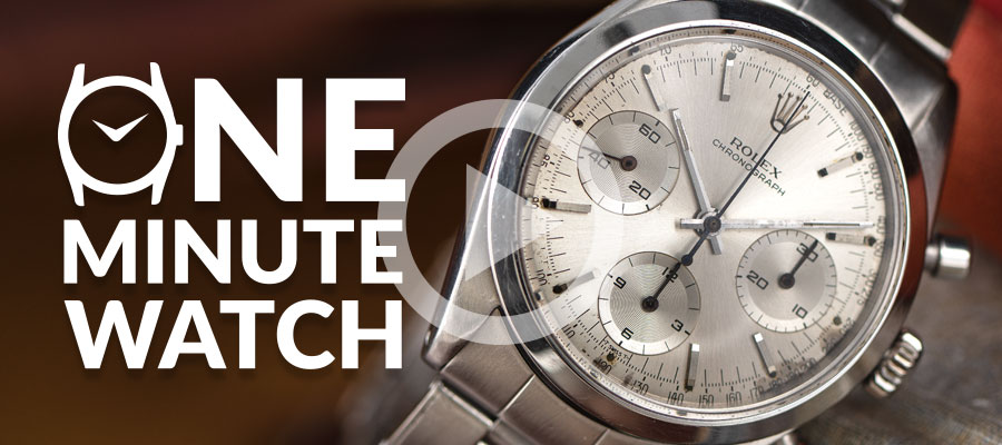 VIDEO: Vintage Rolex Chronograph “Pre-Daytona” – 1966 Rolex Ref. 6238