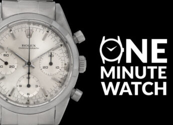 One Minute Watch: 1966 Rolex Chronograph “Pre-Daytona” (Ref. 6238)