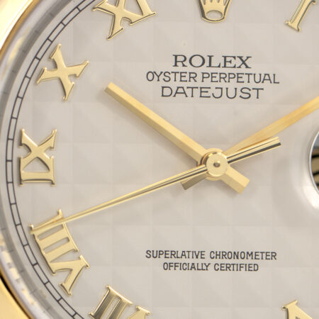 Rolex Datejust 36 “Ivory Pyramid” Dial
