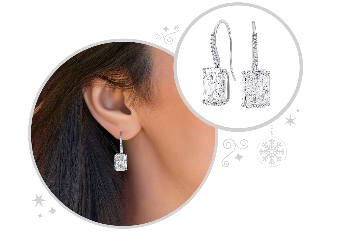  Radiant Diamond Earrings Radiant Diamond Earrings Radiant Diamond Earrings Radiant Diamond Earrings