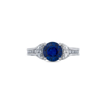 051329-1-Sapphire-Ring Round Sapphire Ring