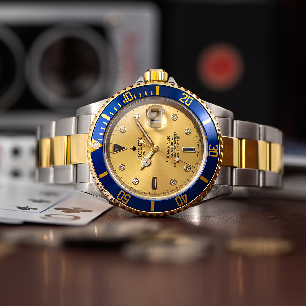2010 Rolex Submariner Date Serti Dial Sold Wixon Jewelers