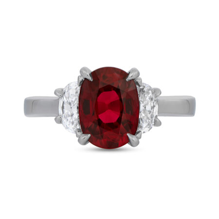 Oval Ruby Ring