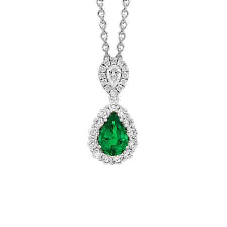Emerald & Diamond Pendant