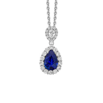 133151-1_Sapphire_Necklace Sapphire & Diamond Pendant