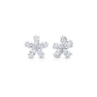 155341-1-Diamond-Flower-Stud-Earrings Flower Diamond Studs