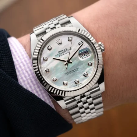 Rolex Datejust 41 Mother of Pearl on Wrist