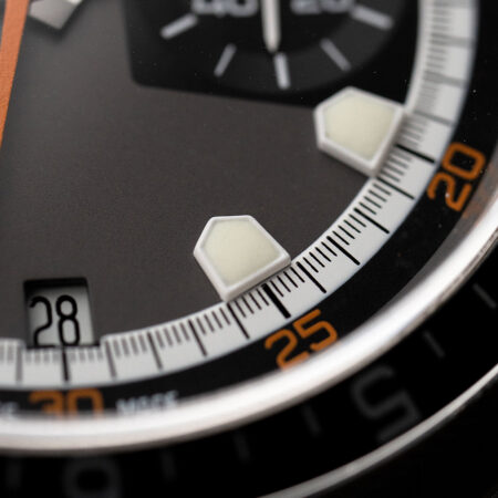 Tudor Dial Macro Shot