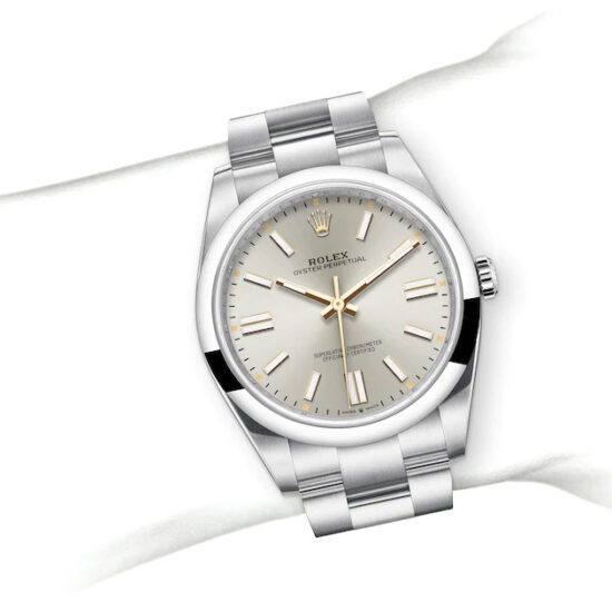 Rolex Oyster Perpetual in Oystersteel M124300 0001 Wixon Jewelers