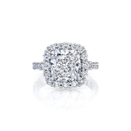 Cushion-Cut Diamond Ring