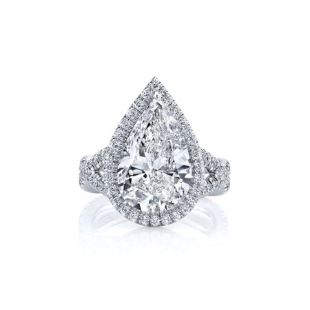 Pear-Shaped Diamond Ring