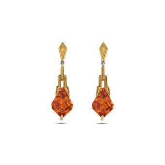162525-1-Mandarin-Garnit-Earrings Mandarin Garnet Earrings