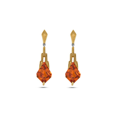 Mandarin Garnet Earrings