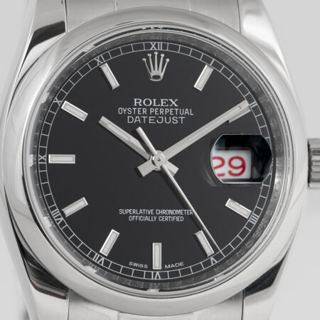 Rolex Datejust 36 Black Dial