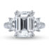 Emerald-Cut Diamond Engagement Ring
