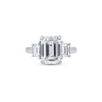 014531-1-Emerald-cut-Diamond-Ring Three-Stone Emerald-Cut Engagement Ring
