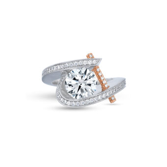 366077-1-Round-Diamond-Ring Unique Engagement Ring