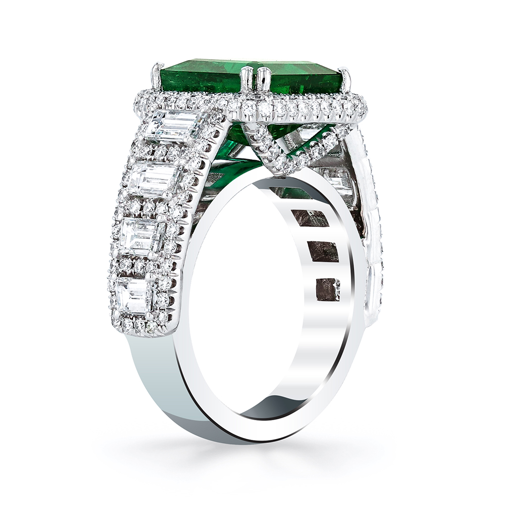 Emerald & Diamond Ring | Wixon Jewelers