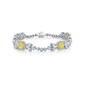 181958-1-Fancy-Yellow-Diamond-Bracelet Fancy Yellow Diamond Bracelet