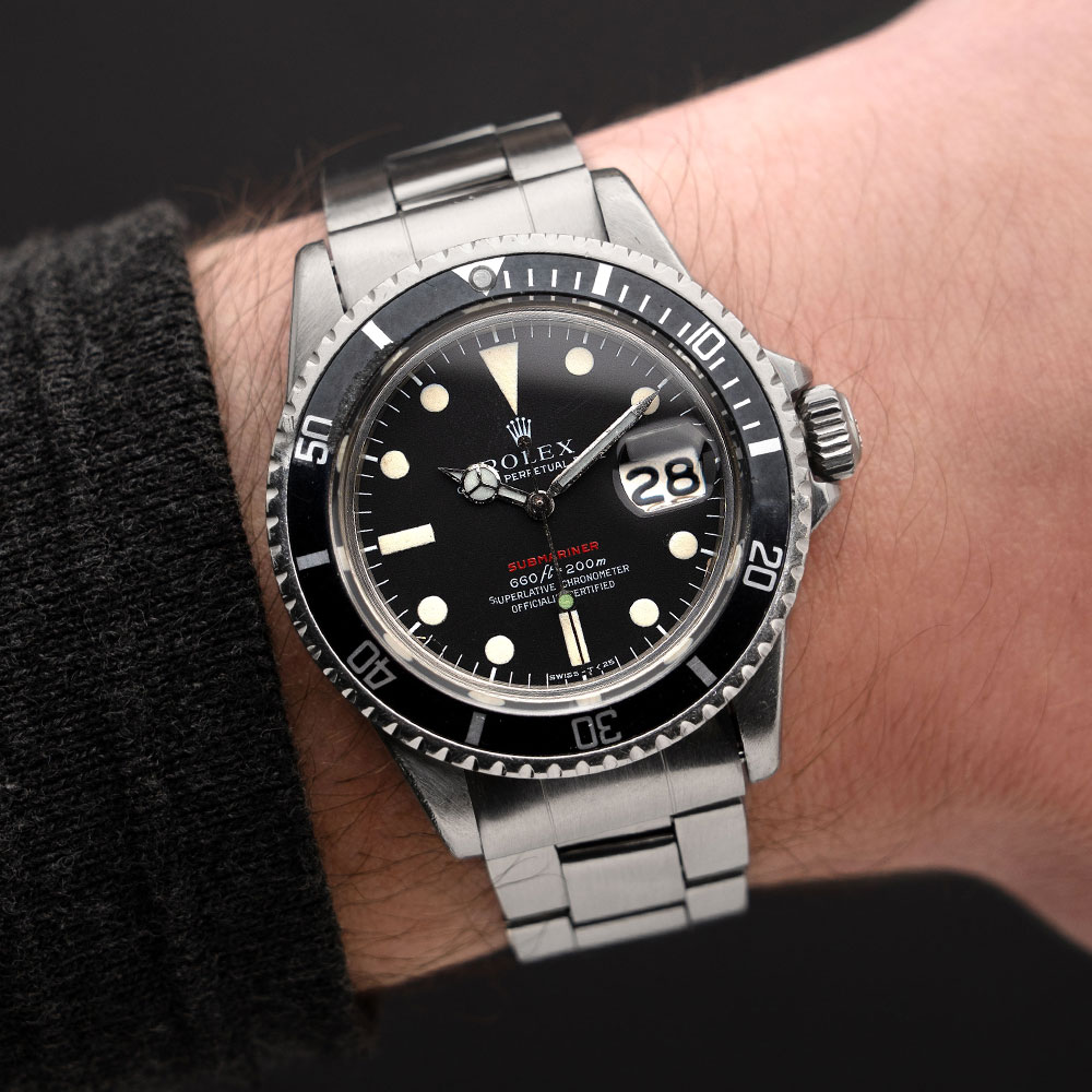 1974 Rolex Submariner Date Red 1680 Wixon Jewelers