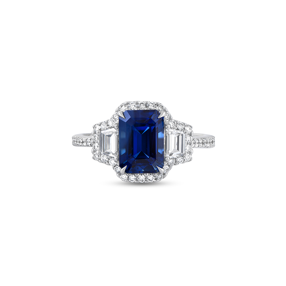 051202-1-Sapphire-Ring Emerald-Cut Sapphire Ring