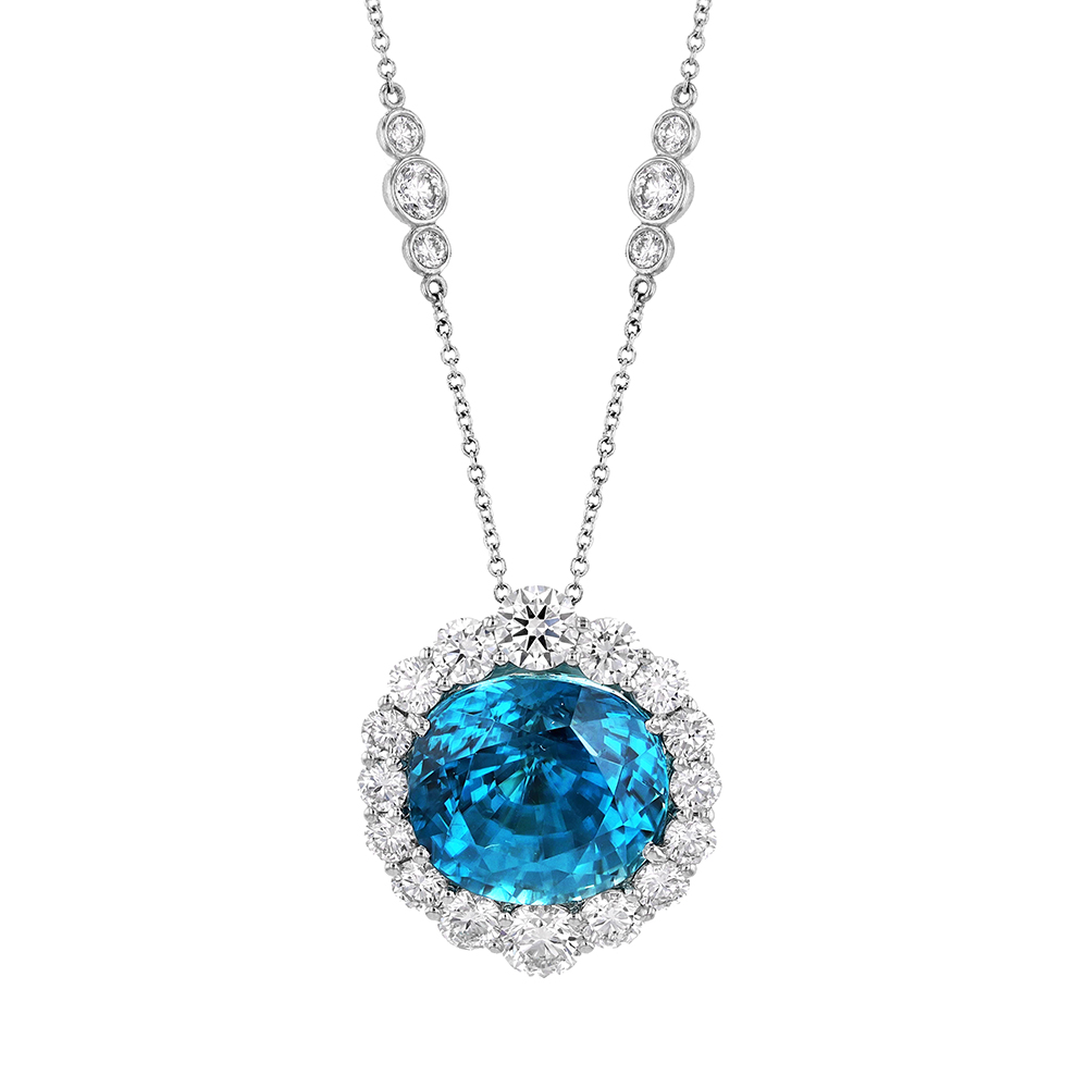Blue Brilliant Elaborated Necklace Blue Brilliant Elaborated Necklace