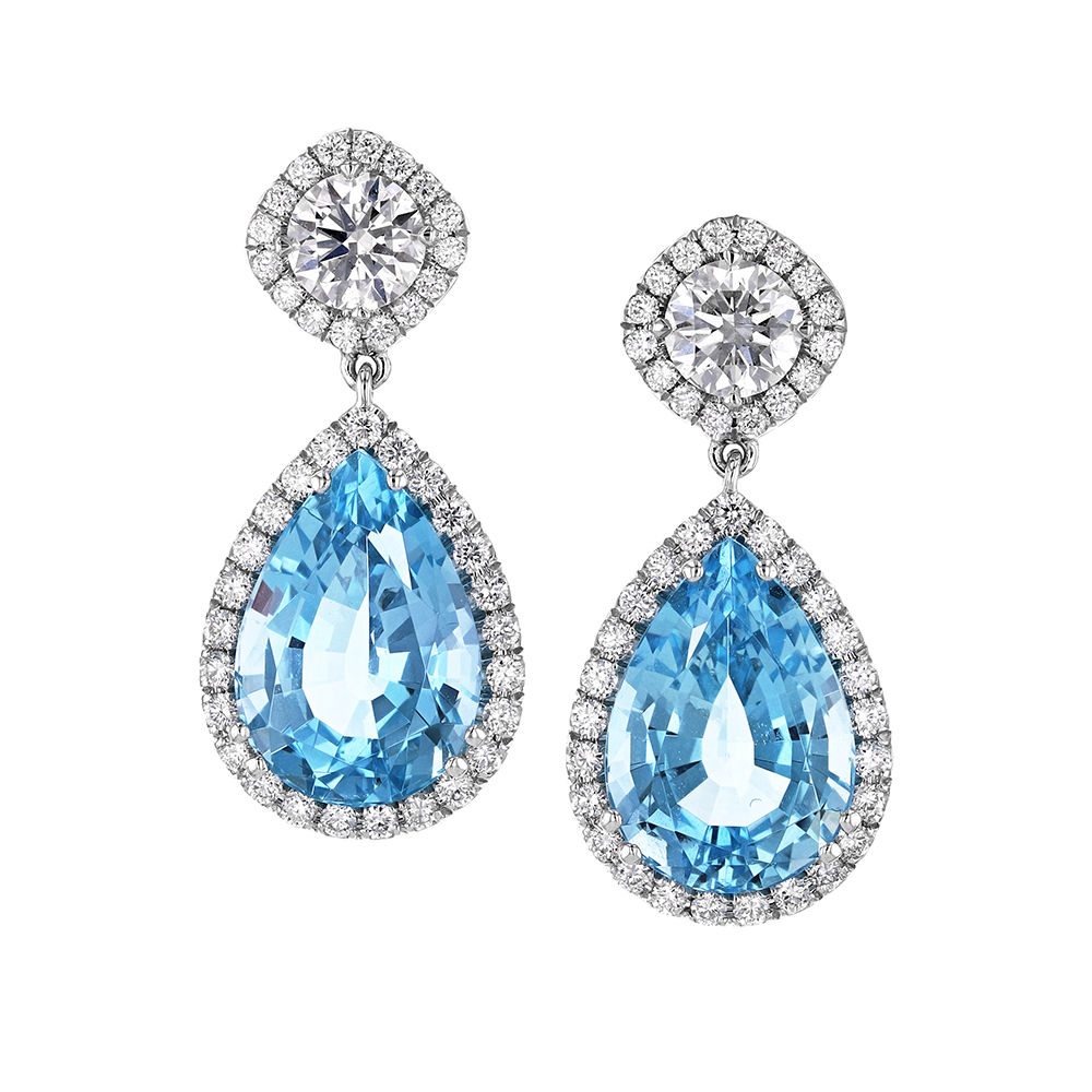 Aquamarine Earrings Wixon Jewelers