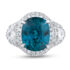 Oval Blue Zircon