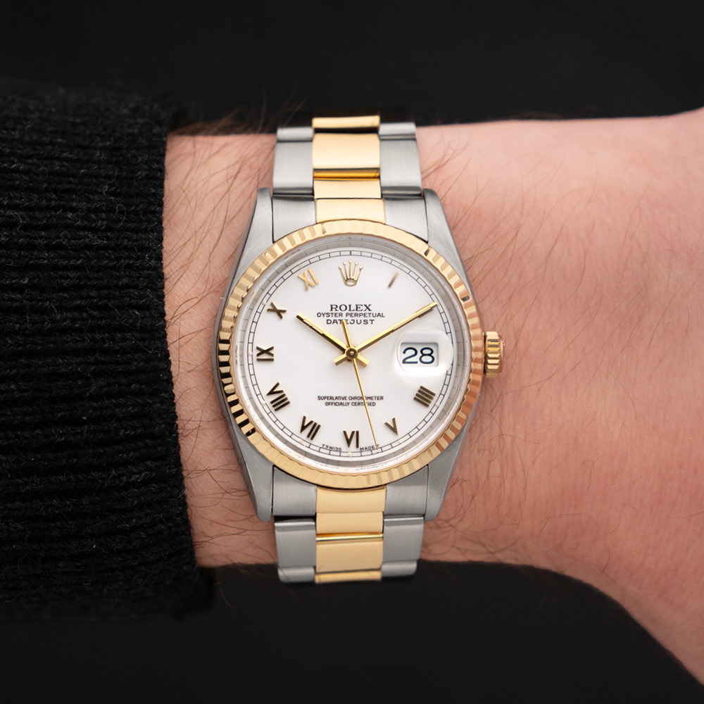 2000 Rolex Datejust 36 Sold Wixon Jewelers