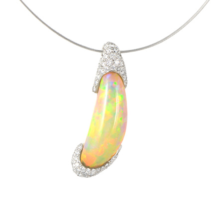 Freeform Opal Pendant