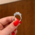Pave-Set Diamond Ring