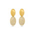 Yellow Gold Diamond Earrings