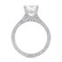 Diamond Engagement Ring with Hidden Details