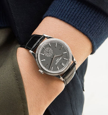 Patek Philippe Calatrava on man's wrist