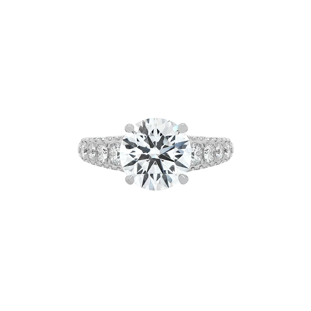3-carat Round Diamond Ring