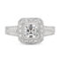 Art Deco Asscher-Cut Diamond Ring